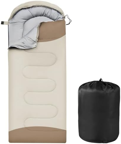 OBTANIM Sleeping Bags Portable Waterproof Camping Sleeping Bag for Adults Kids 4 Seasons Cold Weather or Warm Backpacking Hiking Travel Indoor Outdoor Use