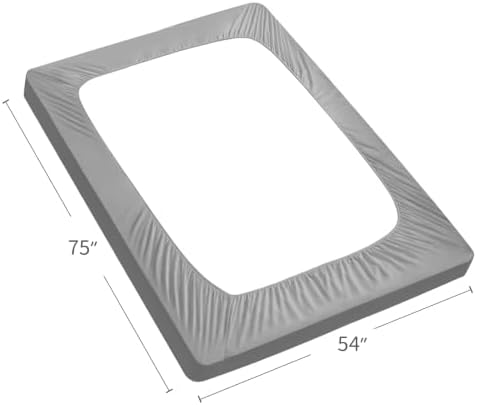 Moonsea Full Mattress Protector, Waterproof Mattress Cover - Gray