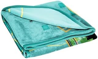 Jay Franco Kids Plush Throw Blanket – Soft & Cozy Fleece Throw for Bedroom & Couch Décor, Official Licensed Product, Teal - Minecraft, 46x60 - Throw Blanket