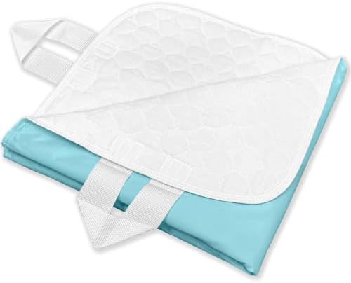 RMS Ultra Soft 4-Layer Washable Incontinence Bed Pad with 4 Handles 34"x36"