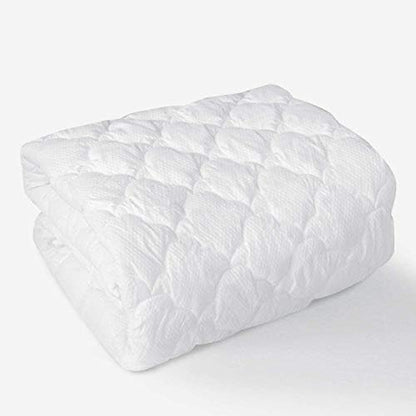 Short Queen Mattress Topper Thick Quilted Mattress Pad Cover RV Queen