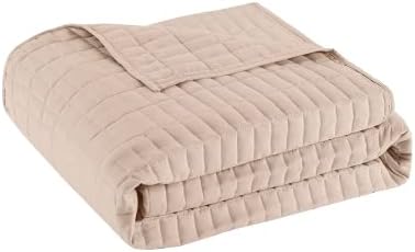 Comfort Spaces Daybed Cover - Luxe Double Sided-Quilting, All Season Cozy Bedding with Bedskirt, Matching Shams, Kienna Blush 75"x39" 5 Piece