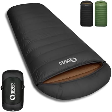 XL Down Sleeping Bag for Adults, 600 Fill Power Backpacking