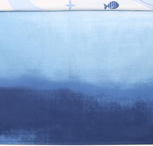 Lambs & Ivy Bubbles & Squirt 3-Piece Whale/Ocean Aquatic Baby Crib Bedding Set
