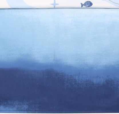 Lambs & Ivy Bubbles & Squirt 3-Piece Whale/Ocean Aquatic Baby Crib Bedding Set