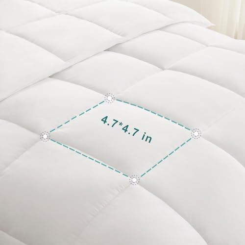 ACCURATEX Super King Duvet Insert Comforter 120x120,Cotton Shell