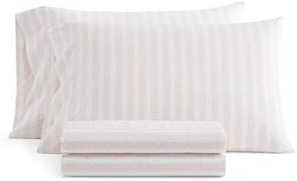 Martha Stewart - Queen Size Sheet Set with Fitted Sheet & Pillowcases