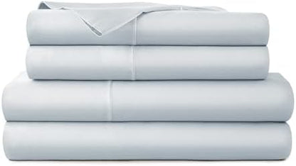 Whisper Organics 100% Organic Cotton Bed Sheets with Deep Pocket 4 Pc. Set