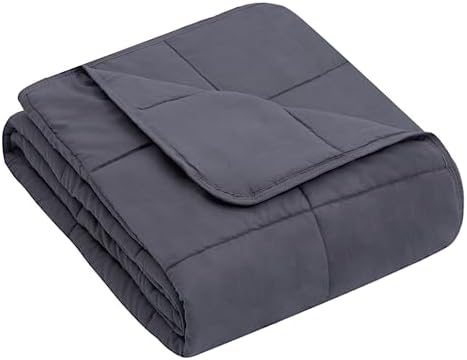 yescool Weighted Throw Blanket 3lbs, 36" x 48", Grey