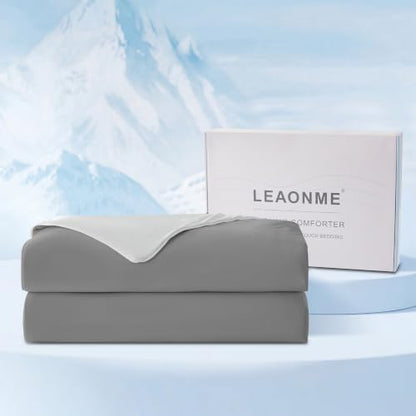 LEAONME® Cooling Comforter King/Cali King Blanket for Hot Sleepers 90"x106"