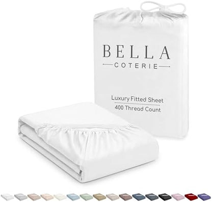 Bella Coterie | Luxury Bamboo Viscose Split Top King Size Fitted Sheet Only