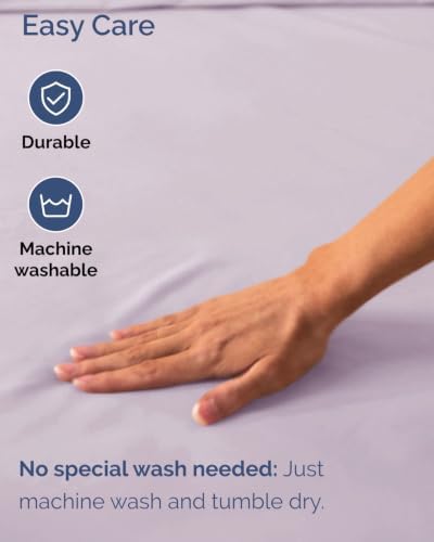 CGK Linens 2 Pack Extra Deep King Fitted Sheets - Light Lavender