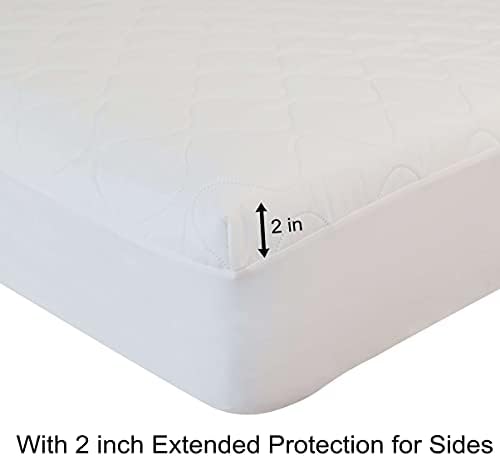 Kingnex Waterproof Split Top Cal King Mattress Protector for Adjustable Bed