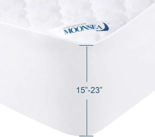 California King Air Mattress Cover, Thick Quilted Mattress Topper, 72"X82"