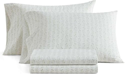 Martha Stewart - King Size Sheet Set with Fitted Sheet & Pillowcases