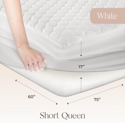 Whisper Organics 100% Cotton Organic Quilted Mattress Pad Protector