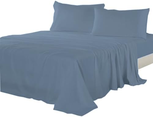 Kingnex Sleeper Sofa Bed Sheets Queen for 60x74 Pull Out Sofa Bed Blue