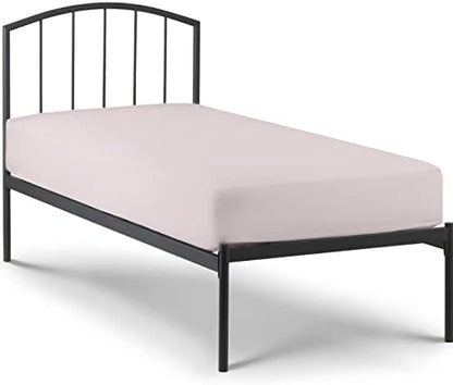 1 PC Cot Size 33" x 75" Fitted Sheet Only, 100% Egyptian Cotton, Blush Pink