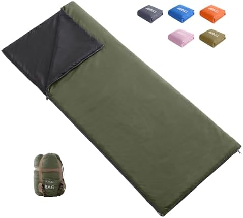 Lightweight Compact Adult Sleeping Bag for Backpacking, Camping & Hiking