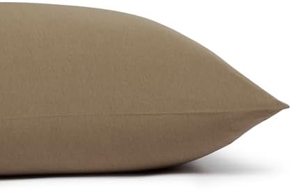 Amazon Basics 100% Cotton Jersey Bed Sheet Set, Breathable Material, Machine Washable, Twin, Brown