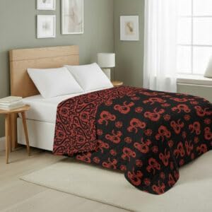 Northwest Dungeons & Dragons “Heed The Call” Twin Quilted Blanket, Cozy Fantasy Bedding for Gamers, Kids & Adults, Throw for Bedroom, Sofa, or Game Room Décor, 60 x 90 Inches