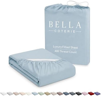 Bella Coterie | Luxury Bamboo Viscose Twin XL Size Fitted Sheet Only