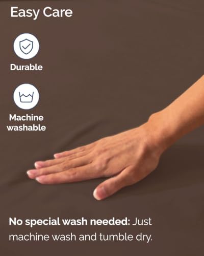 CGK Linens 2 Pack Extra Deep Full Fitted Sheets - Brown