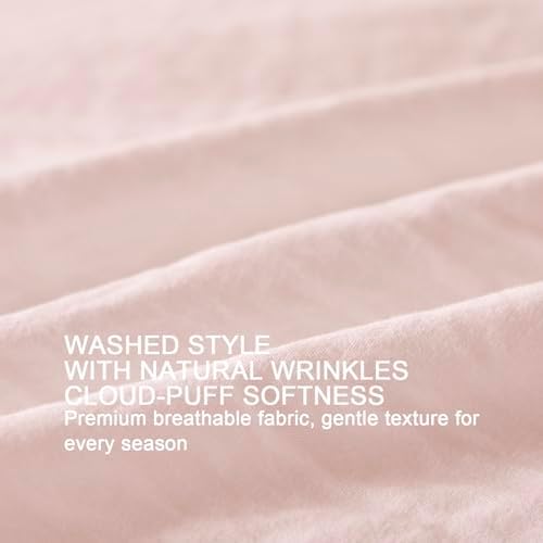 Pink Ruffle 2 Pieces Comforter Set Twin Shabby Chic Bedding Set