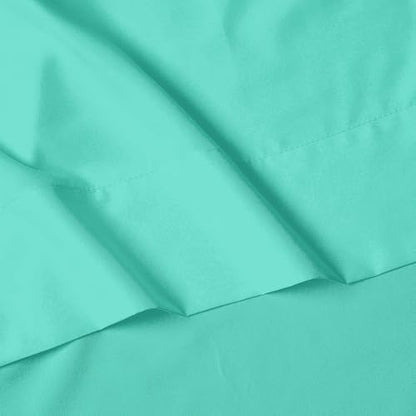 Elegant Comfort Luxury 5-Piece Bed Sheet Set - Luxury Bedding 1500 Premium Hotel Quality Microfiber, Wrinkle Resistant Cool and Breathable, Easy Elastic Fitted, Split King, Paradise Teal