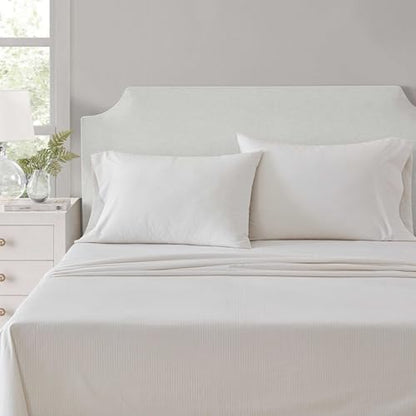 Martha Stewart - King Size Sheet Set with Fitted Sheet & Pillowcases
