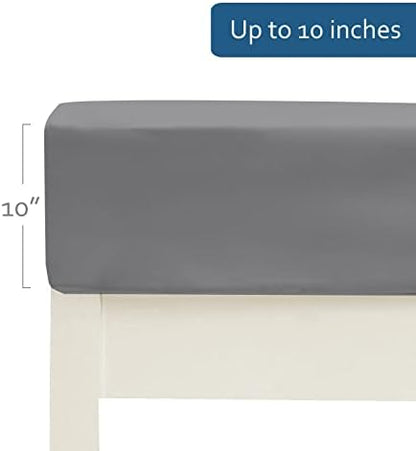 Cot Sheets 31" x 75"(Sheet Only) Grey