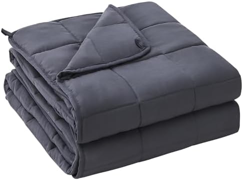 yescool Weighted Blanket for Adults 20lbs Queen Size, 60" x 80", Grey