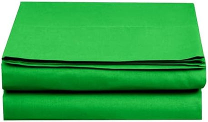 Elegant Comfort Premium Hotel Quality 1-Piece Flat Sheet, Luxury and Softest 1500 Premium Hotel Quality Microfiber Bedding Flat Sheet, Wrinkle-Free, Stain-Resistant, California King, Emerald Green