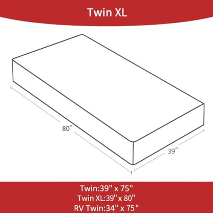 Twin XL Fitted Sheets Only 2 Pack, Grey and White