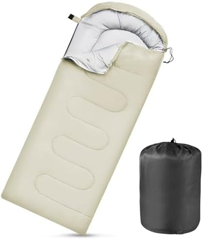 Camping Sleeping Bags for Adults Kids Waterproof Lightweight Sleeping Bag for Cold Weather or Warm Backpacking Hiking Mountaineering Indoor Outdoor Use