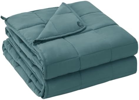 yescool Weighted Blanket for Adults 20lbs Queen Size, 60" x 80", Teal