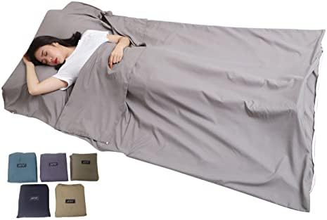 JITTY Sleeping Bag Liner 83"x45" for Travel Camping Hiking Home Hotel