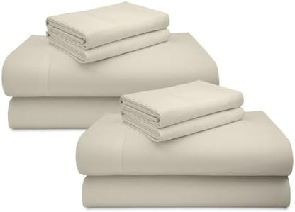 California Design Den 2 Pack Luxury 600 Thread Count King Sheets Set