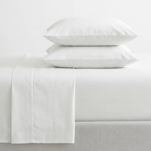 Martha Stewart - Twin Size Sheet Set with Fitted Sheet & Pillowcase