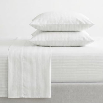 Martha Stewart - Twin Size Sheet Set with Fitted Sheet & Pillowcase