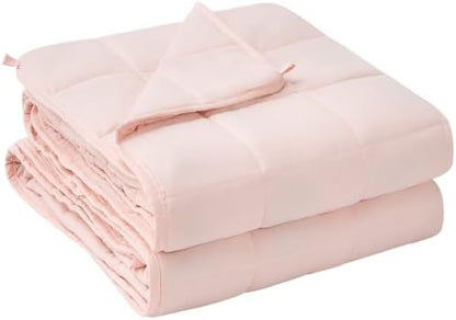 yescool Weighted Blanket for Adults 17lbsQueen Size, 60" x 80", Pink