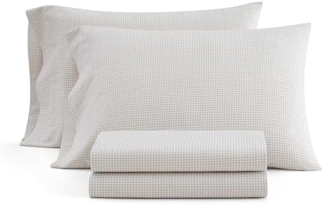 Martha Stewart - Queen Size Sheet Set with Fitted Sheet & Pillowcases