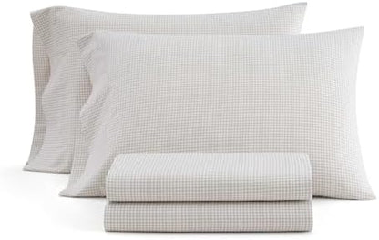 Martha Stewart - Queen Size Sheet Set with Fitted Sheet & Pillowcases