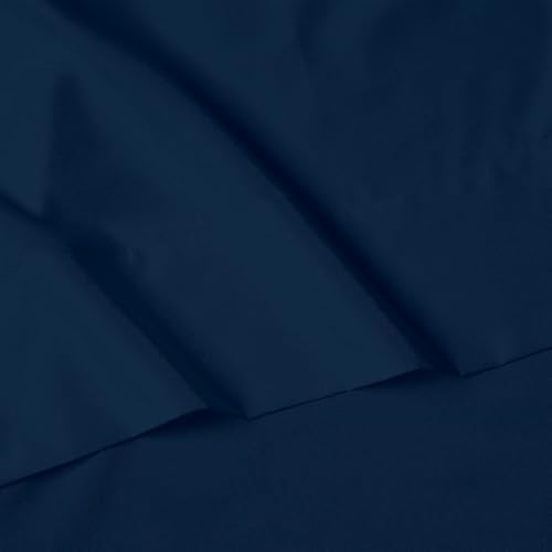 Elegant Comfort Luxury 4-Piece Bed Sheet Set - Luxury Bedding 1500 Premium Hotel Quality Microfiber, Wrinkle Resistant Cool & Breathable, Easy Elastic Fitted, California King, Navy Blue