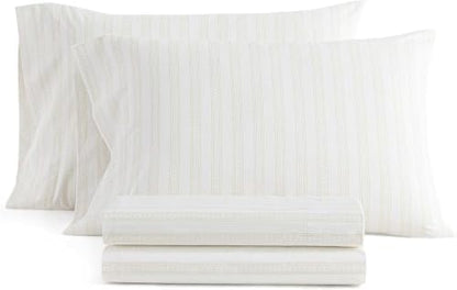 Martha Stewart - Twin Size Sheet Set with Fitted Sheet & Pillowcase