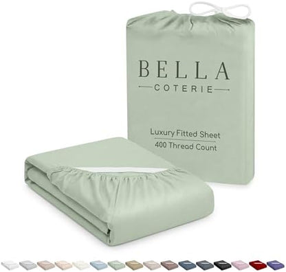 Bella Coterie Luxury Bamboo Viscose California King Size Fitted Sheet Only