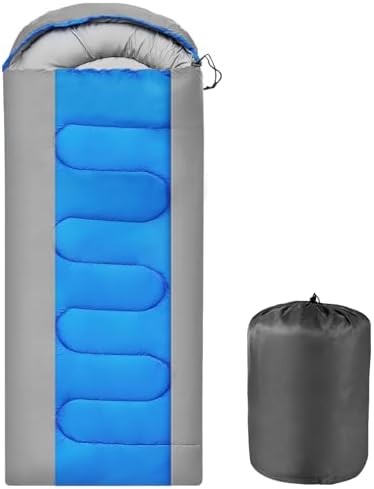 OBTANIM Sleeping Bags Portable Waterproof Camping Sleeping Bag for Adults Kids 4 Seasons Cold Weather or Warm Backpacking Hiking Travel Indoor Outdoor Use