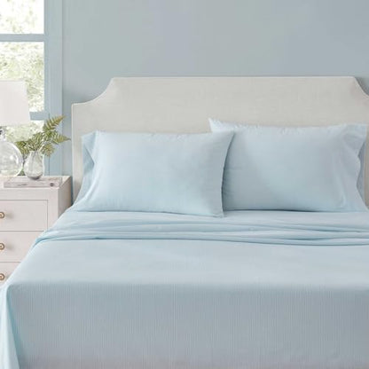 Martha Stewart - King Size Sheet Set with Fitted Sheet & Pillowcases