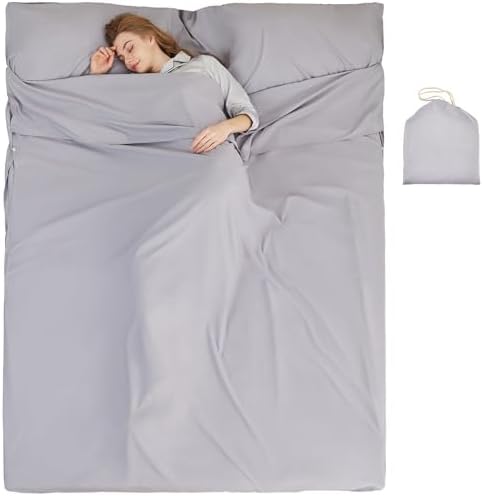 Sleeping Bag Liner, Ultralight & Compact Travel Sheet for Hotel