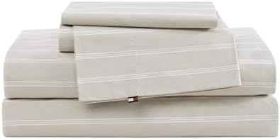 Tommy Hilfiger - Full Size Sheet Set with Fitted Sheet & Pillowcases